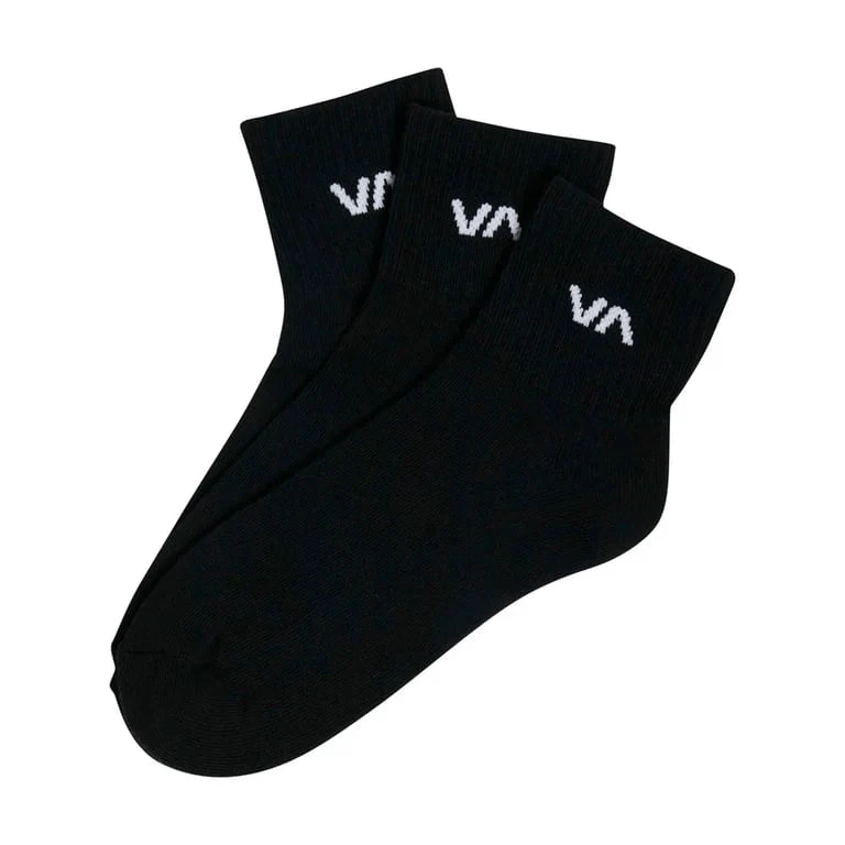 VA Mini Crew Sock Black - Womens