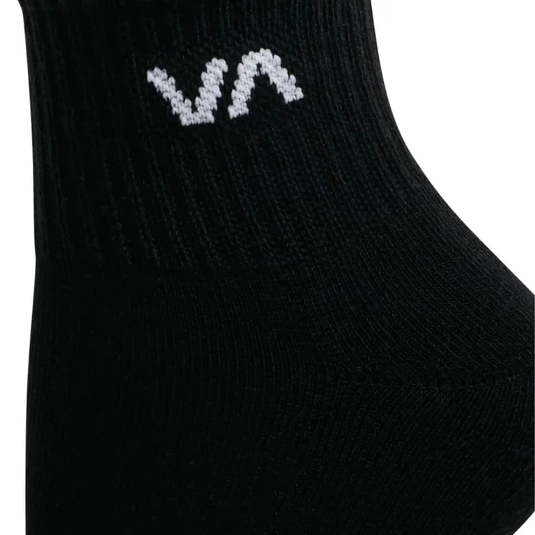 VA Mini Crew Sock Black - Womens - Image 3